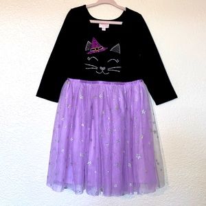 Girl’s Kitty Cat Tulle Tutu Dress